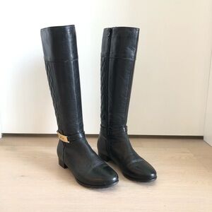 Napoleoni Quilted leather made in italy Riding Boots